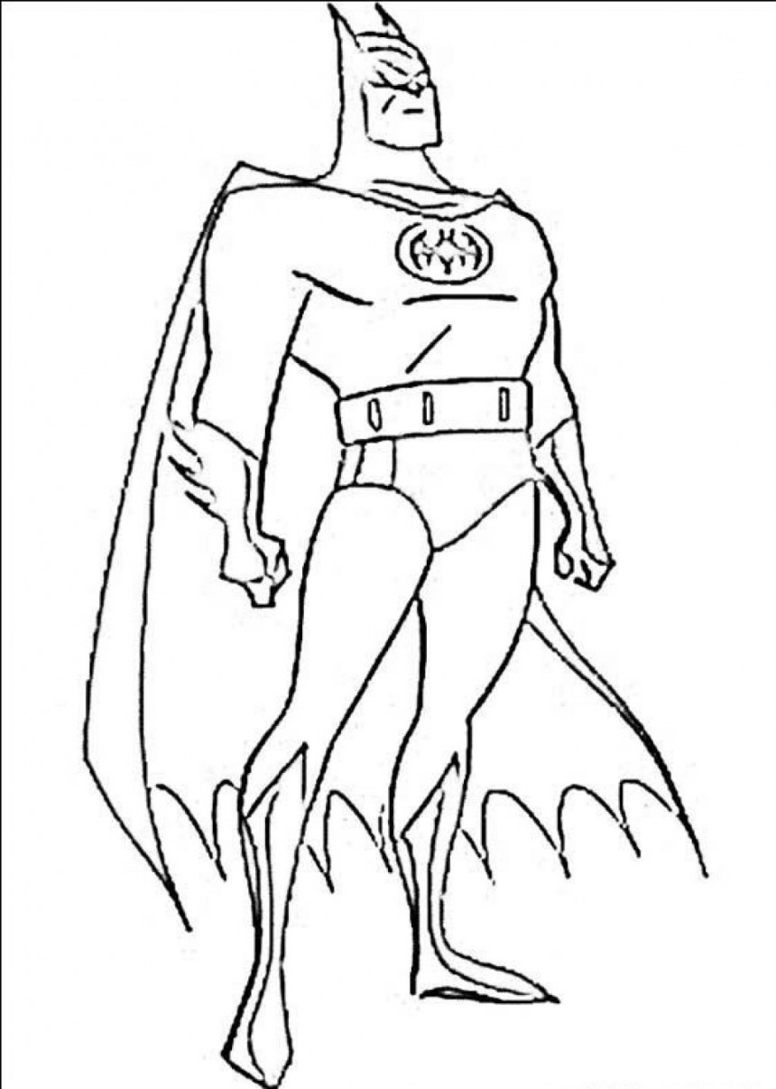 Batman Coloring Pages Kidsuki