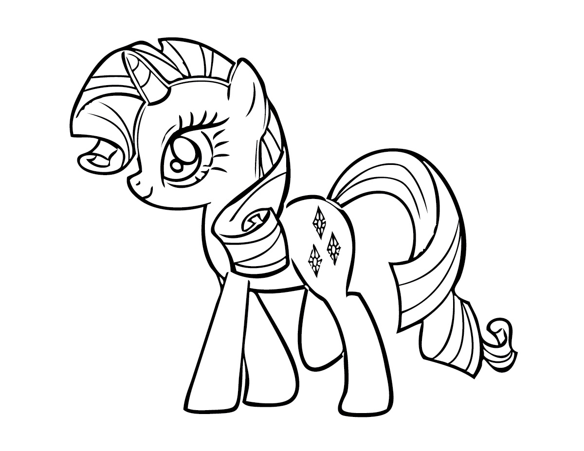 my little pony free coloring pages