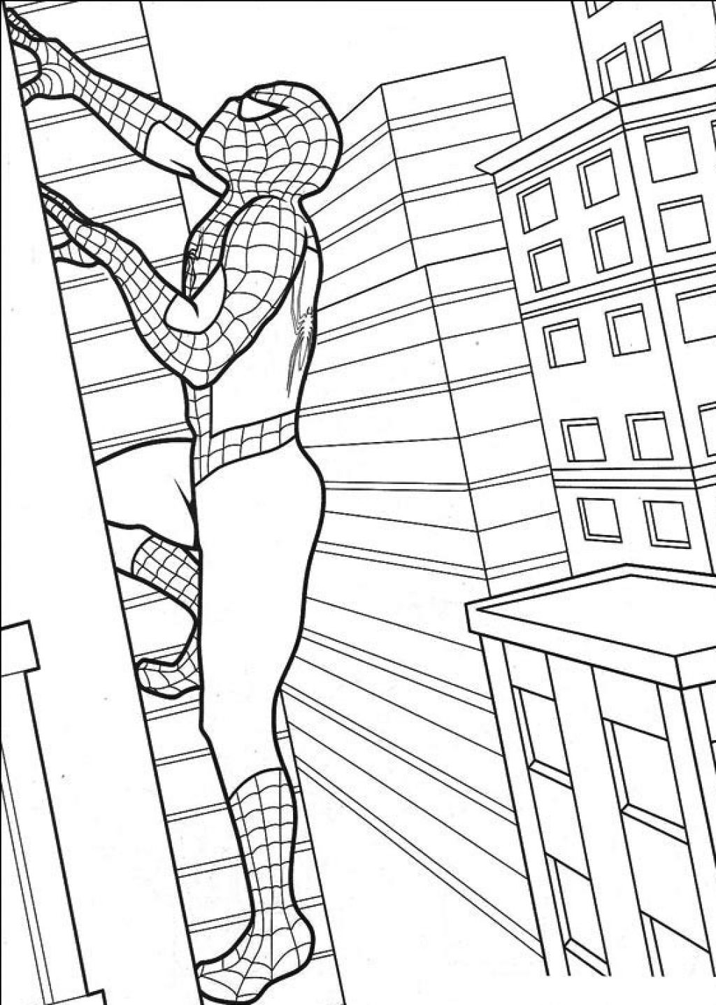 Free Printable Spiderman Coloring Pages For Kids