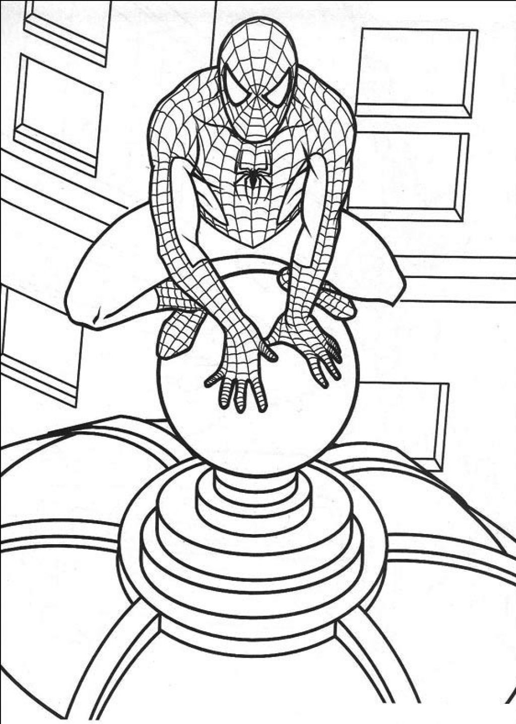 Free Printable Spiderman Coloring Pages For Kids