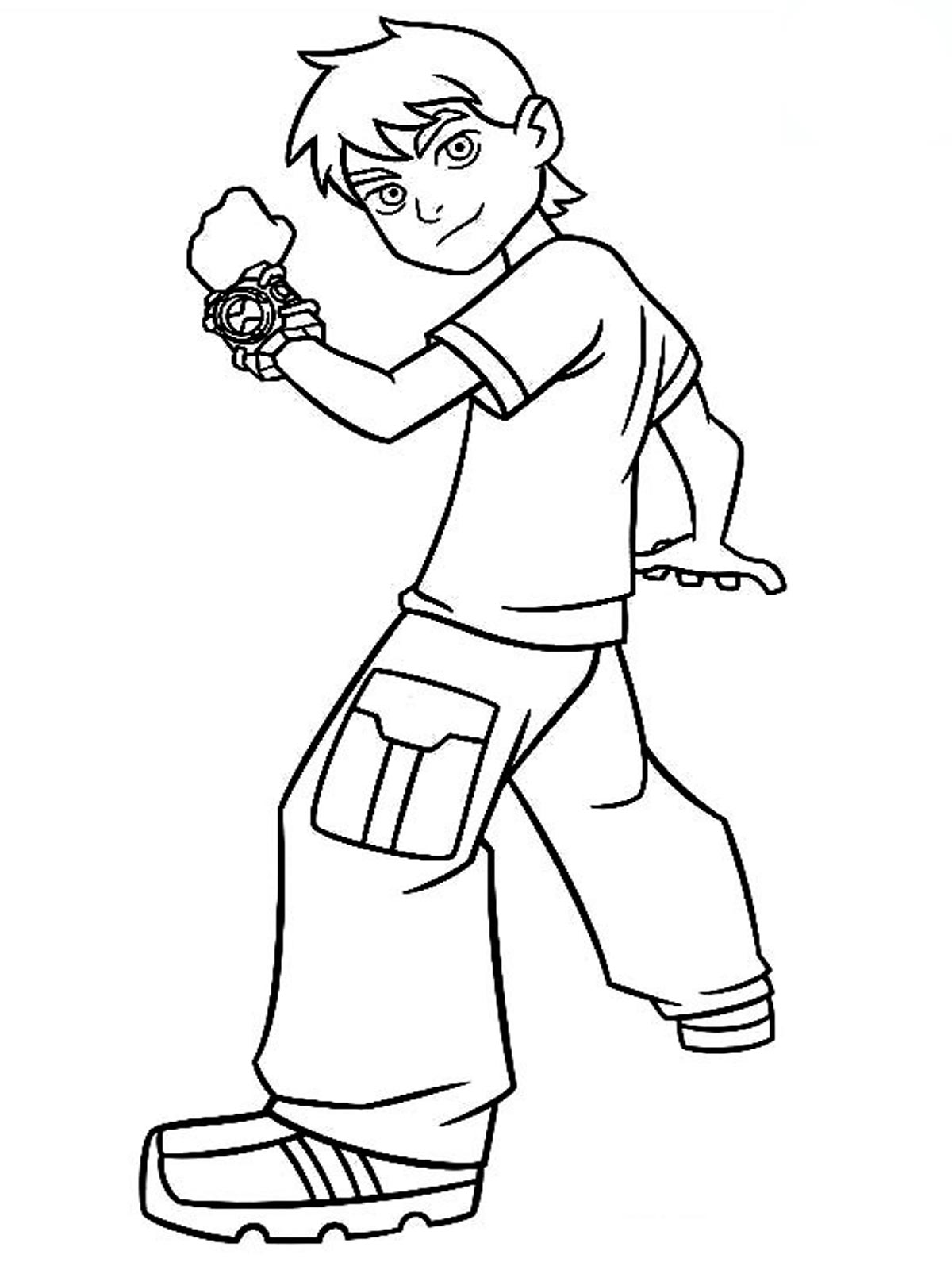 Free Printable Ben 10 Coloring Pages For Kids