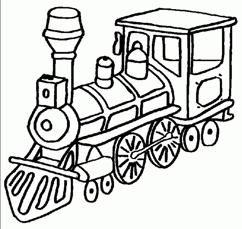 Free Printable Train Coloring Pages For Kids