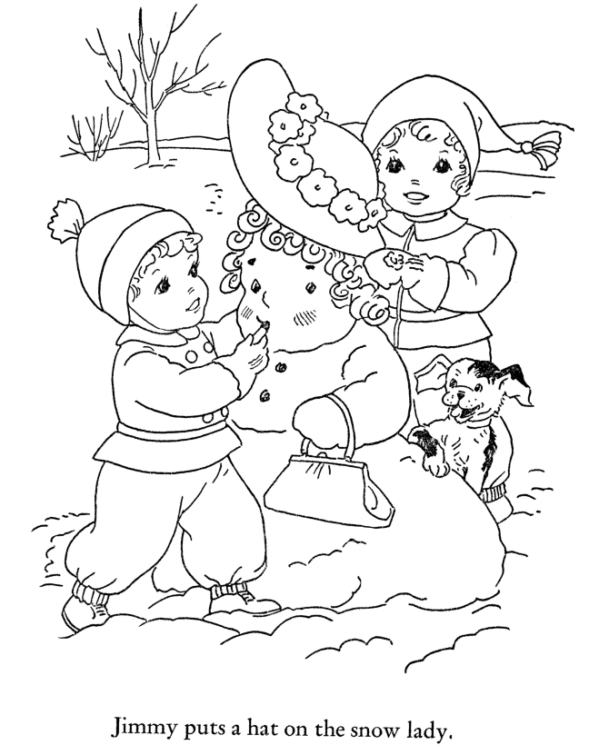 Free Printable Winter Coloring Pages For Kids