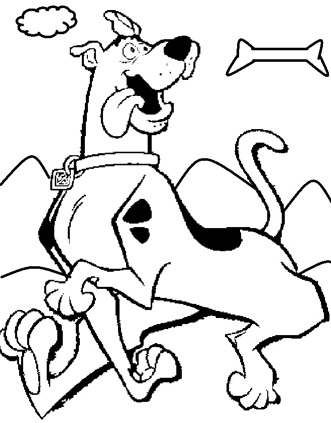 Scooby Doo Printable Coloring Pages