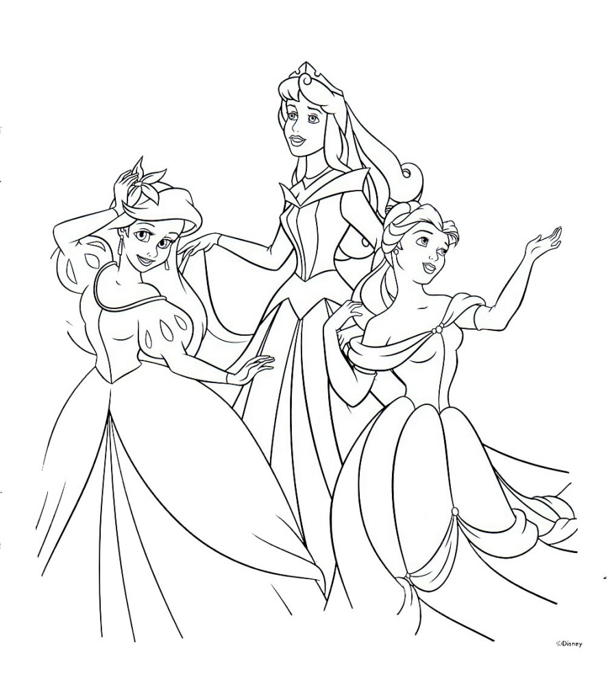 Disney Princess Printable Coloring Pages Disney Princess Printable Coloring Pages