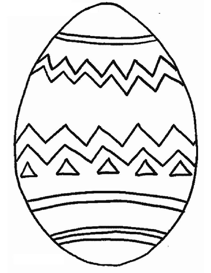 egg easter Colouring Pages