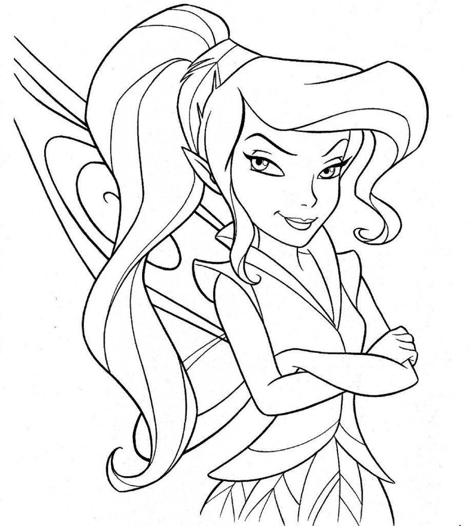 Free Printable Fairy Coloring Pages For Kids