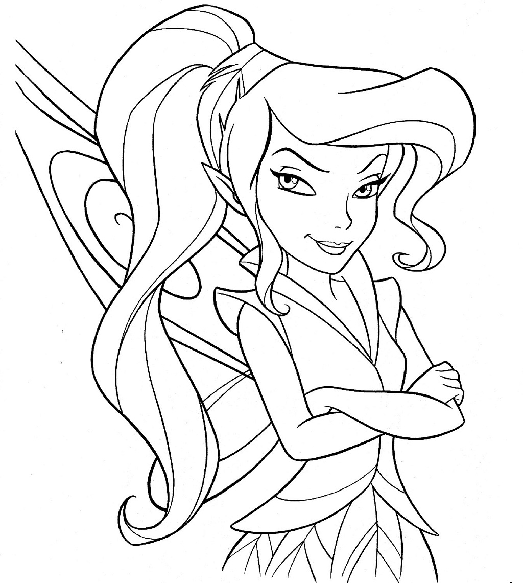 free coloring pages fairies