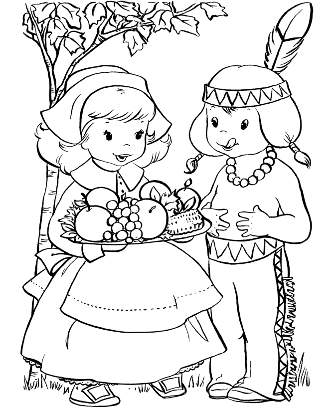 Printable Thanksgiving Coloring Pages | Realistic Coloring Pages