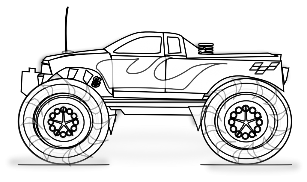 Pickup Truck Coloring Pages