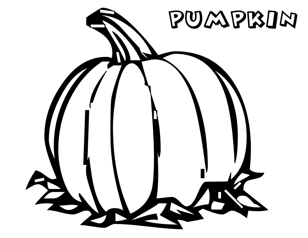 Free Printable Pumpkin Coloring Pages For Kindergarten