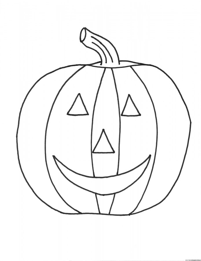 Free Printable Halloween Pumpkin Coloring Pages For Kids