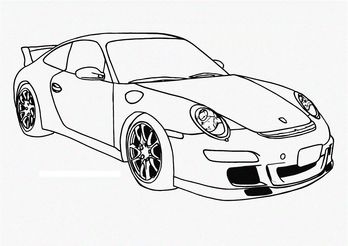 Free car coloring pages information