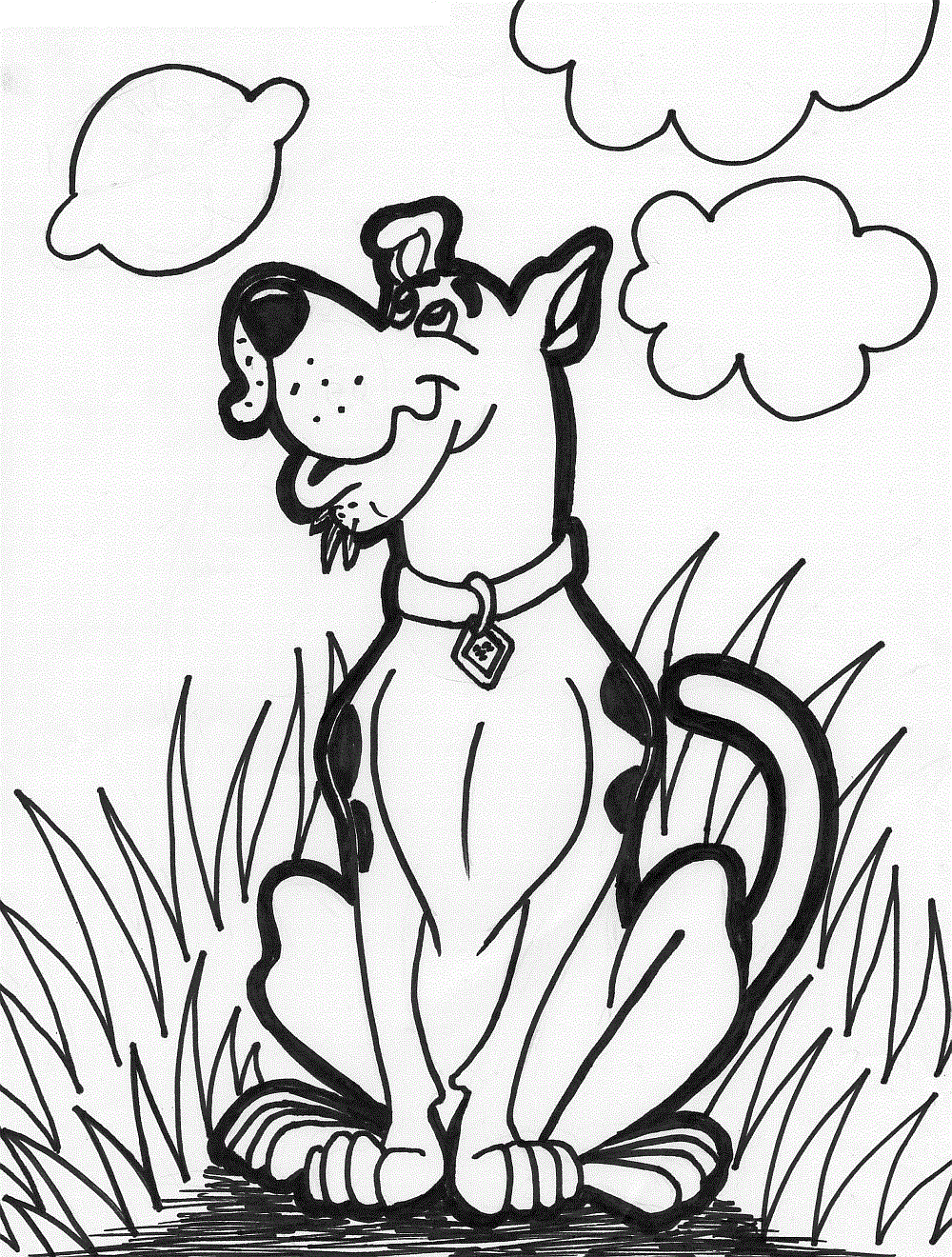 Printable Coloring Pages Scooby Doo Customize And Print