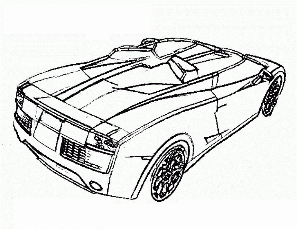 Sports Car Coloring Pages Free Printable Coloring Page Collections