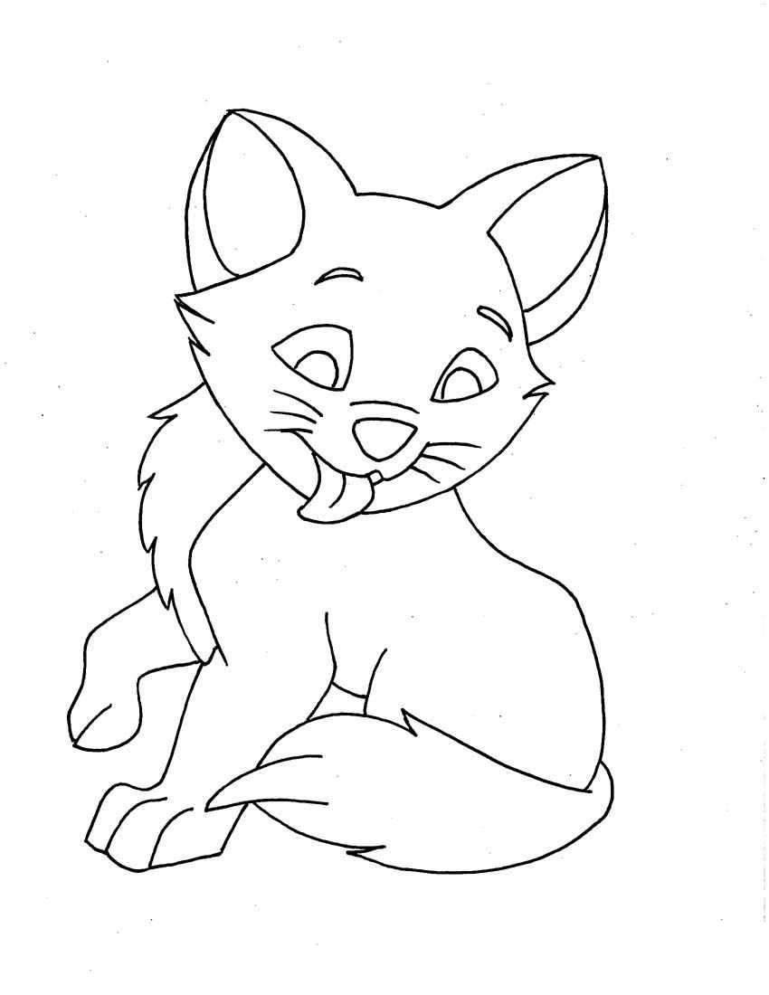 Free Printable Cat Coloring Pages For Kids