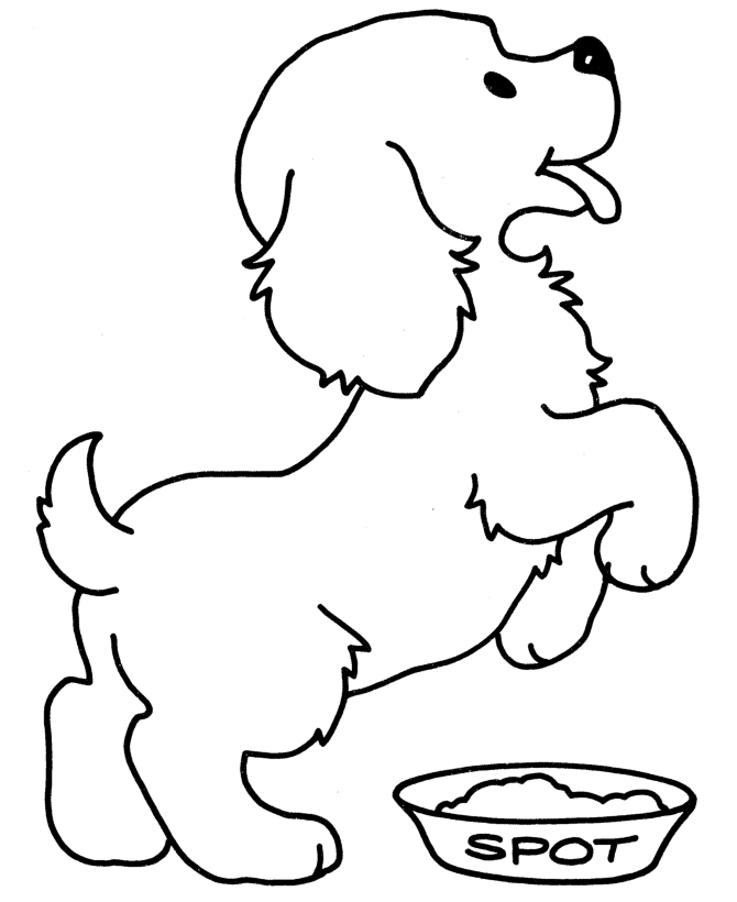 puppy dog Colouring Pages