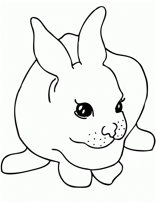 Free Printable Rabbit Coloring Pages For Kids