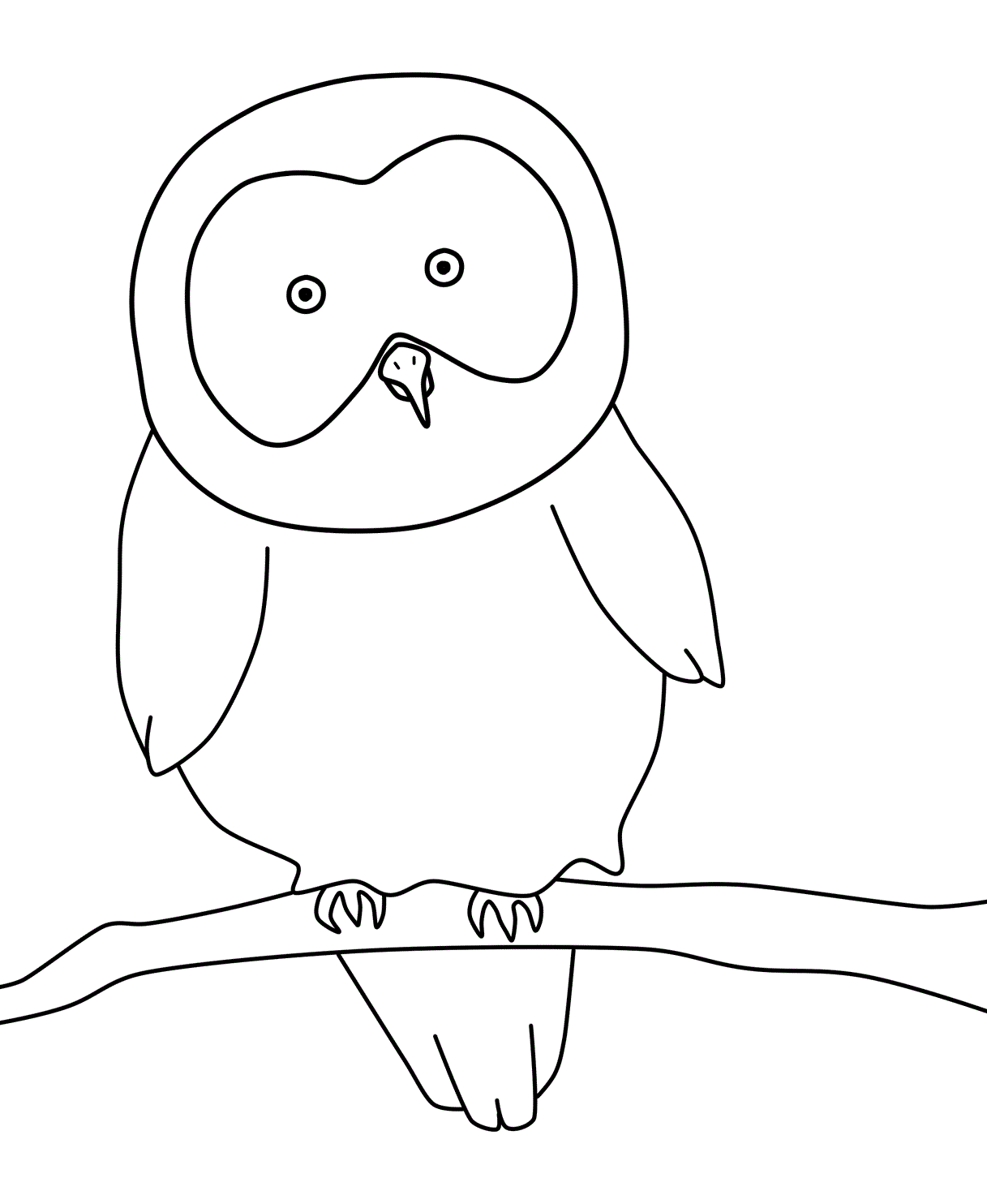 Free Printable Owl Coloring Pages Kids Owls Cartoon