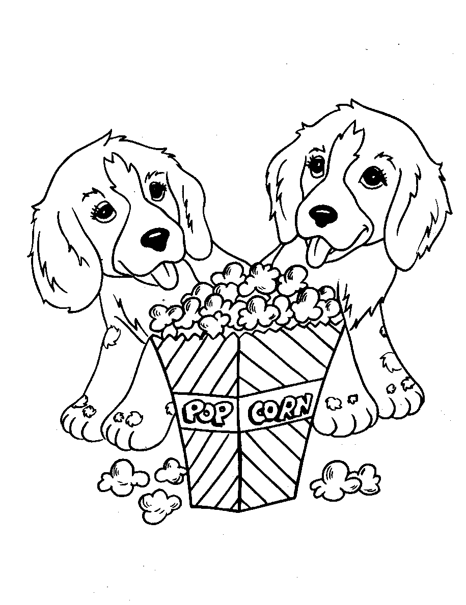dogs Colouring Pages