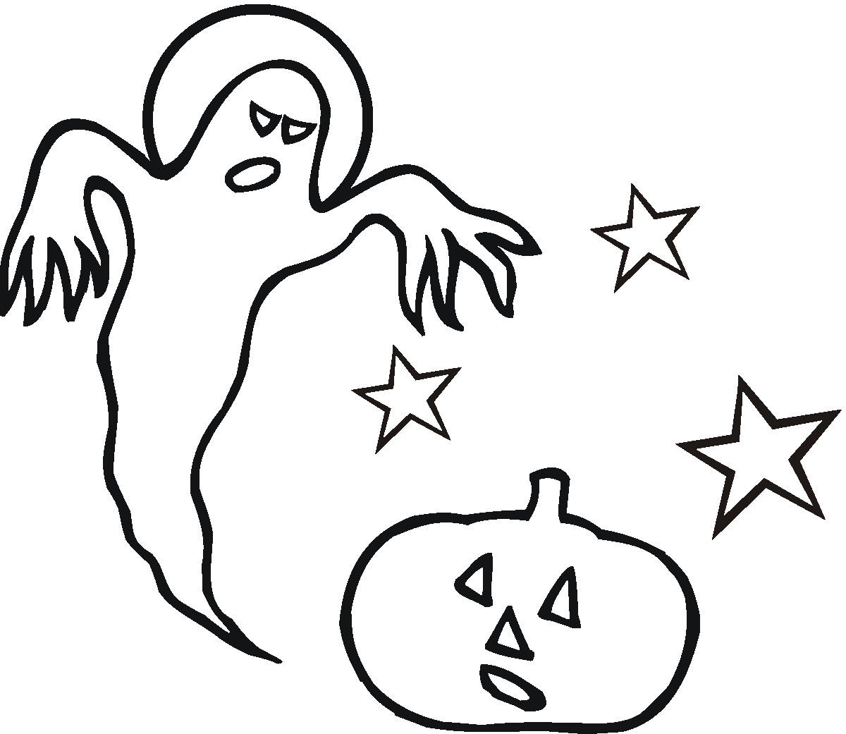 Free Printable Ghost Coloring Pages For Kids