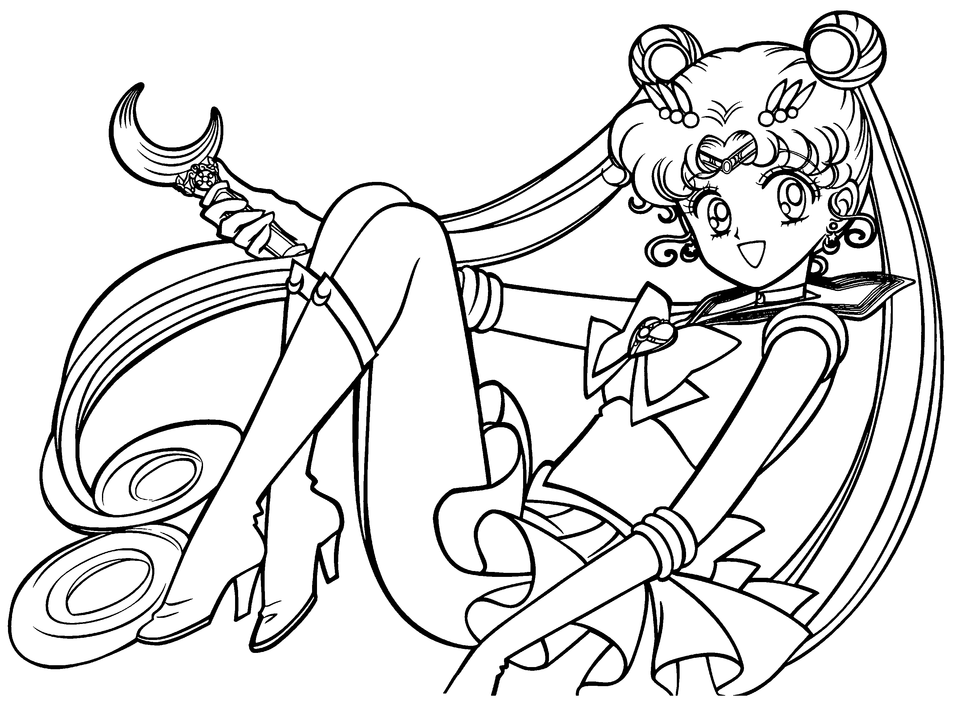 208 Unicorn Printable Sailor Moon Coloring Pages for Kindergarten