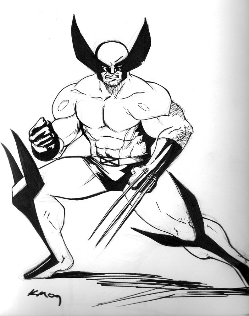 Free Printable Wolverine Coloring Pages For Kids