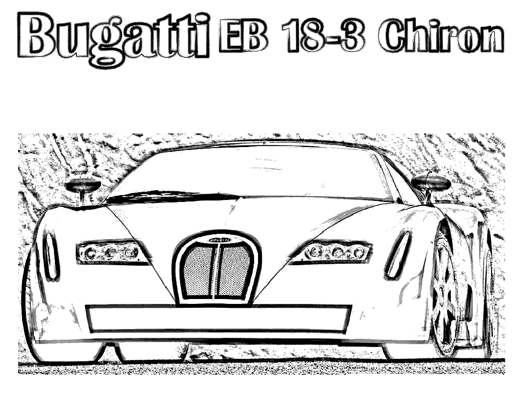 Free Printable Bugatti Coloring Pages For Kids