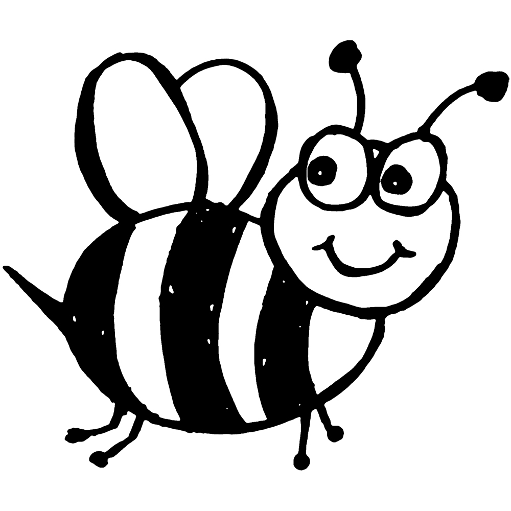 Free Printable Bees Coloring Pages