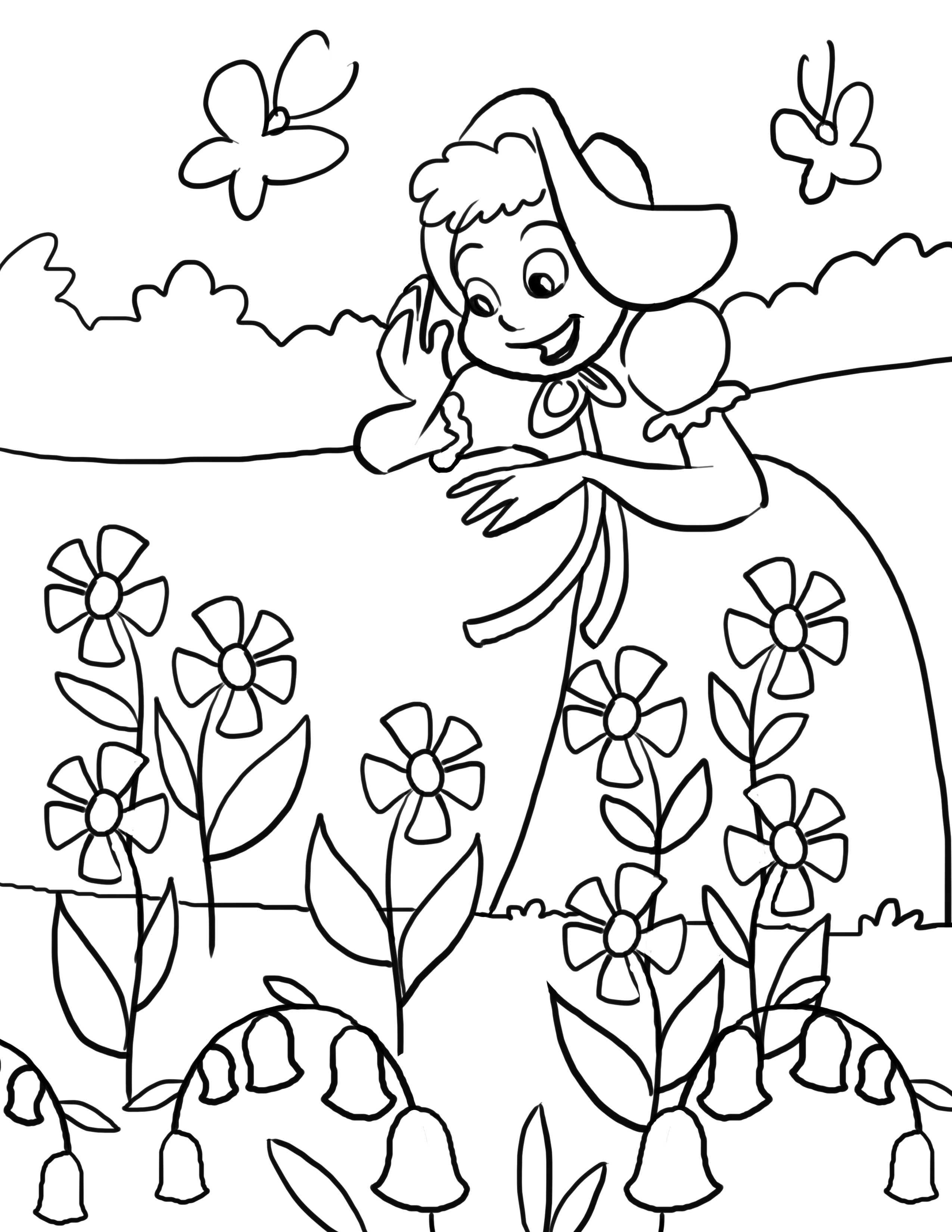 Free Printable Nursery Rhymes Coloring Pages For Kids