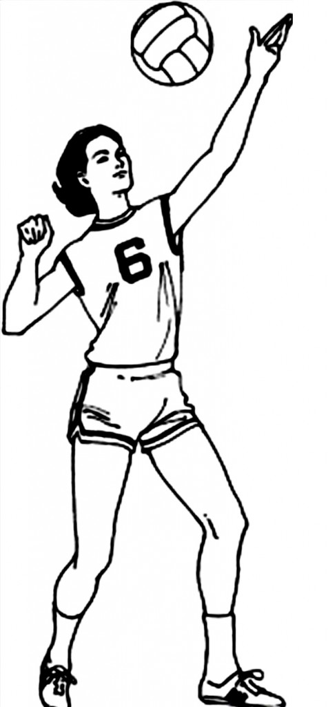 volleyball coloring printable clipartmag bestcoloringpagesforkids