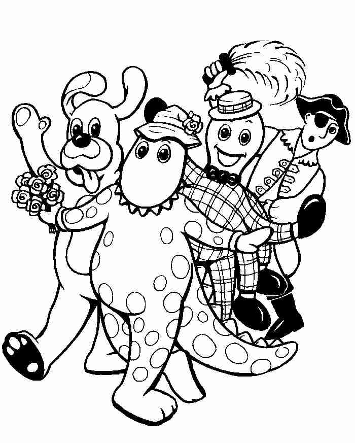 Free Printable Wiggles Coloring Pages For Kids