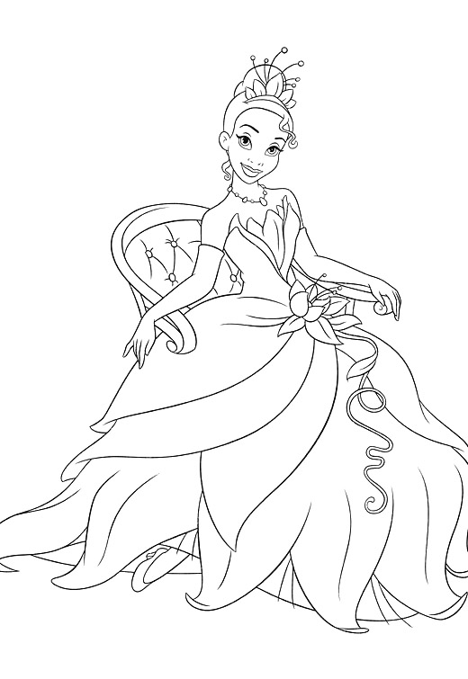 free-printable-princess-tiana-coloring-pages-for-kids