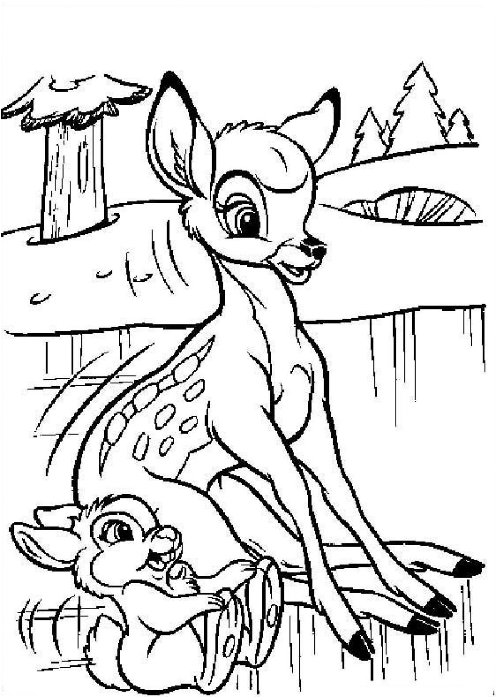 Free Printable Bambi Coloring Pages For Kids