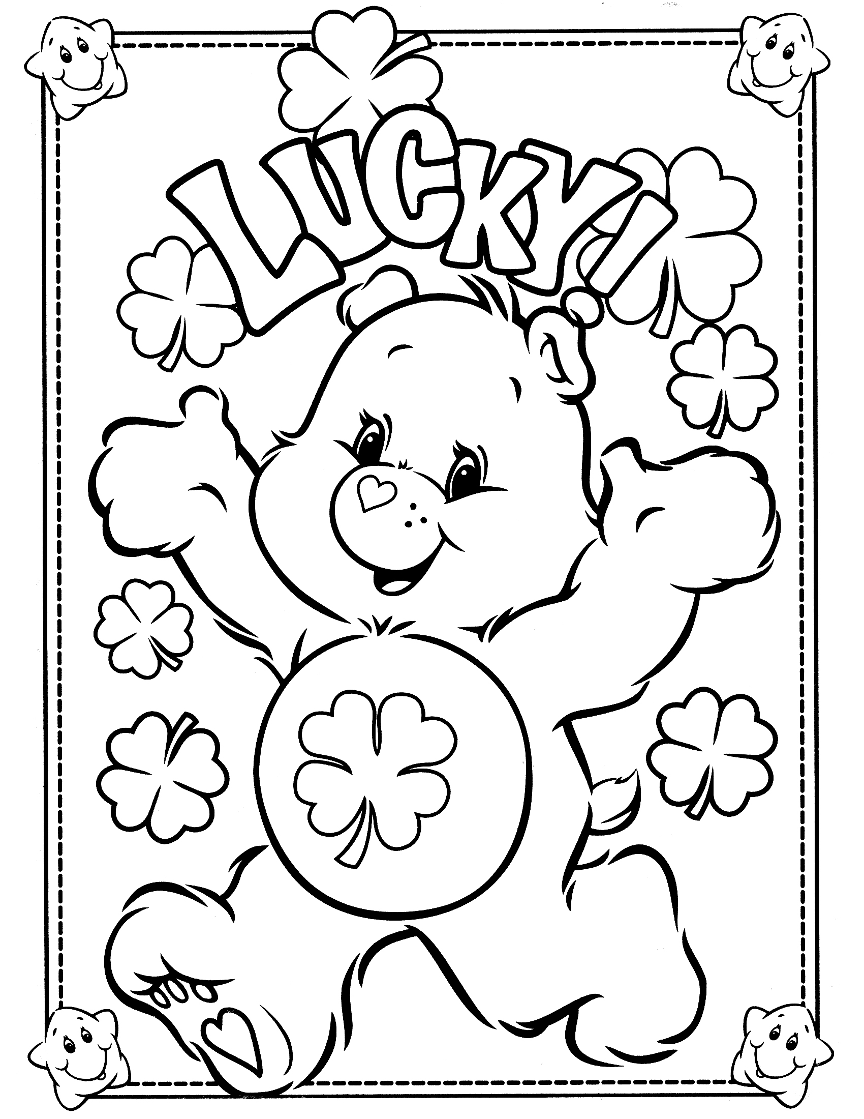 Care Bears Coloring Coloring Pages - Kidsuki