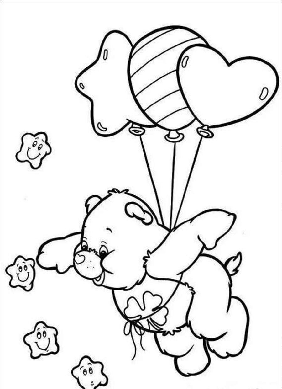 Free Printable Care Bear Coloring Pages Printable Word Searches