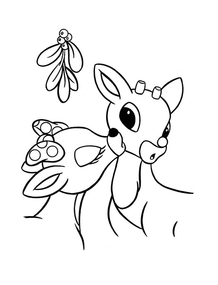 Printable Rudolph Coloring Pages Printable Word Searches