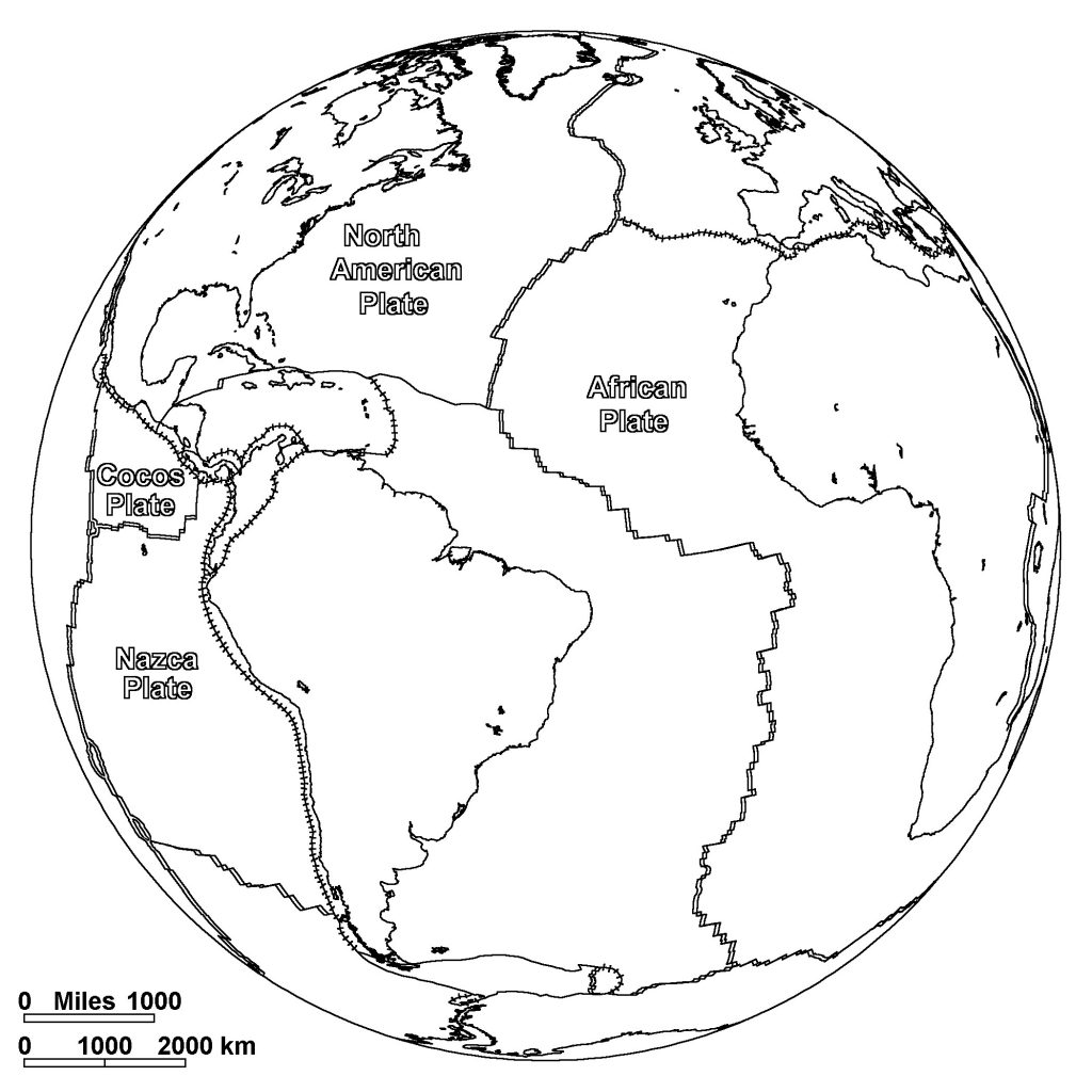 World Map Coloring Page 2