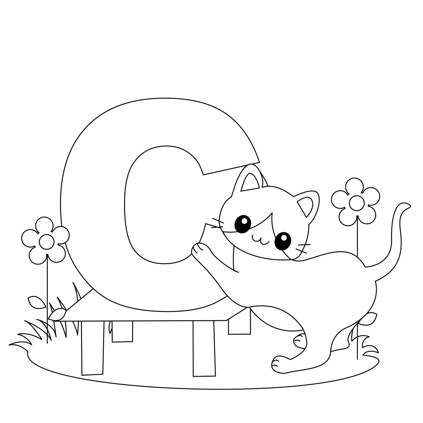 Free Letter Coloring Pages