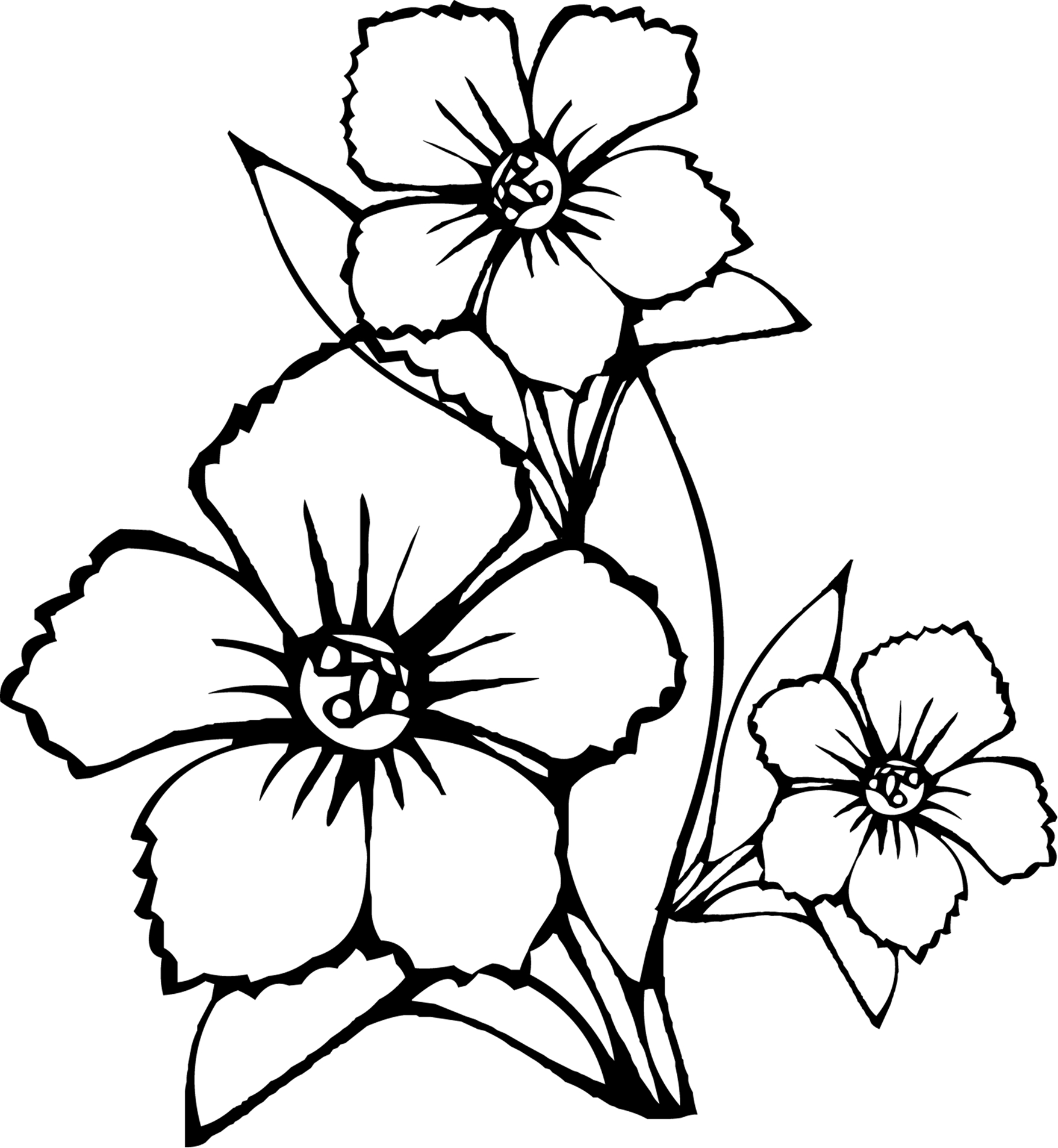 536 Simple Coloring Page Of A Plant with disney character
