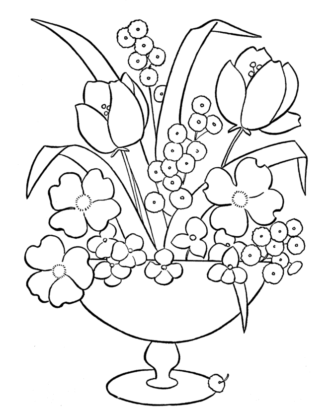 Free Printable Flower Coloring Pages For Kids Best Coloring Pages For 