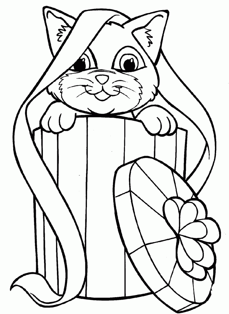 Free Printable Kitten Coloring Pages For Kids - Best Coloring Pages For