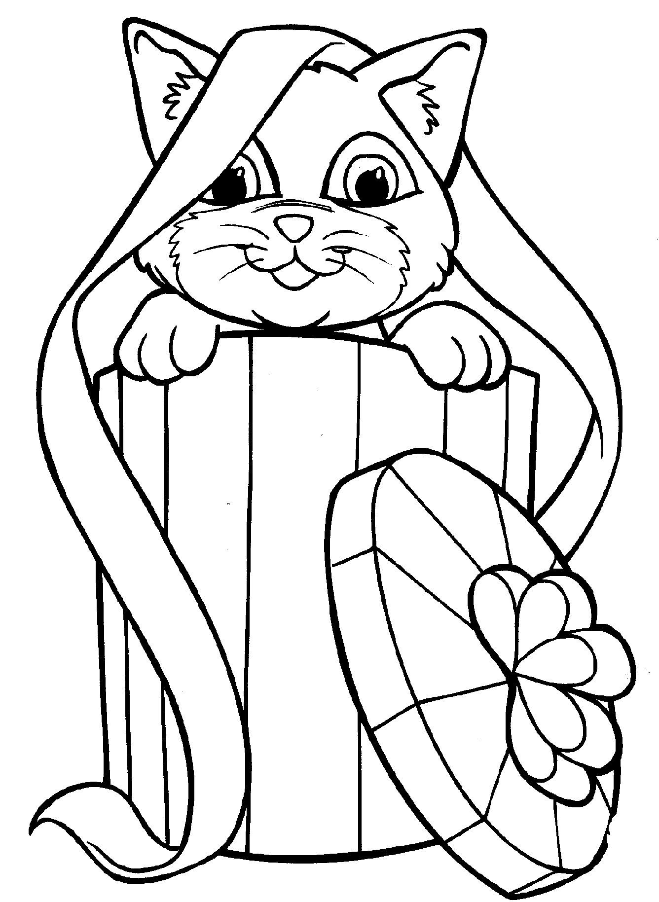 907 Animal Free Cat Coloring Pages for Kids