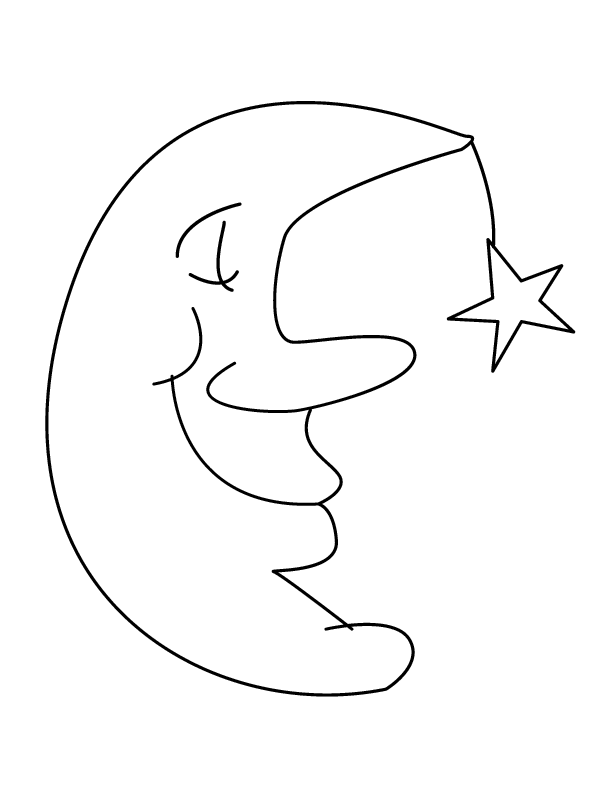 tale of a moon coloring pages - photo #9
