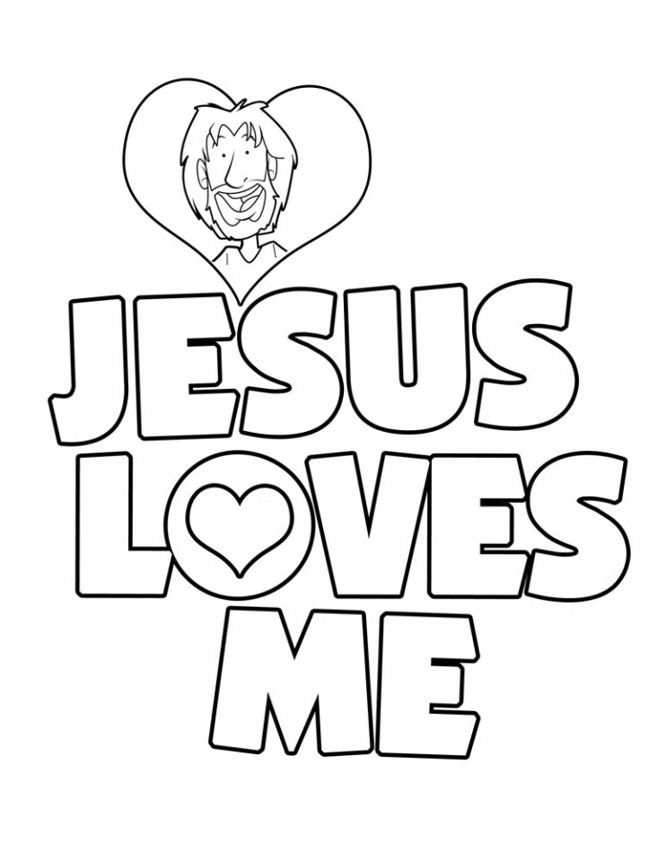 Gambar Free Printable Christian Coloring Pages Kids Sunday School Jesus 