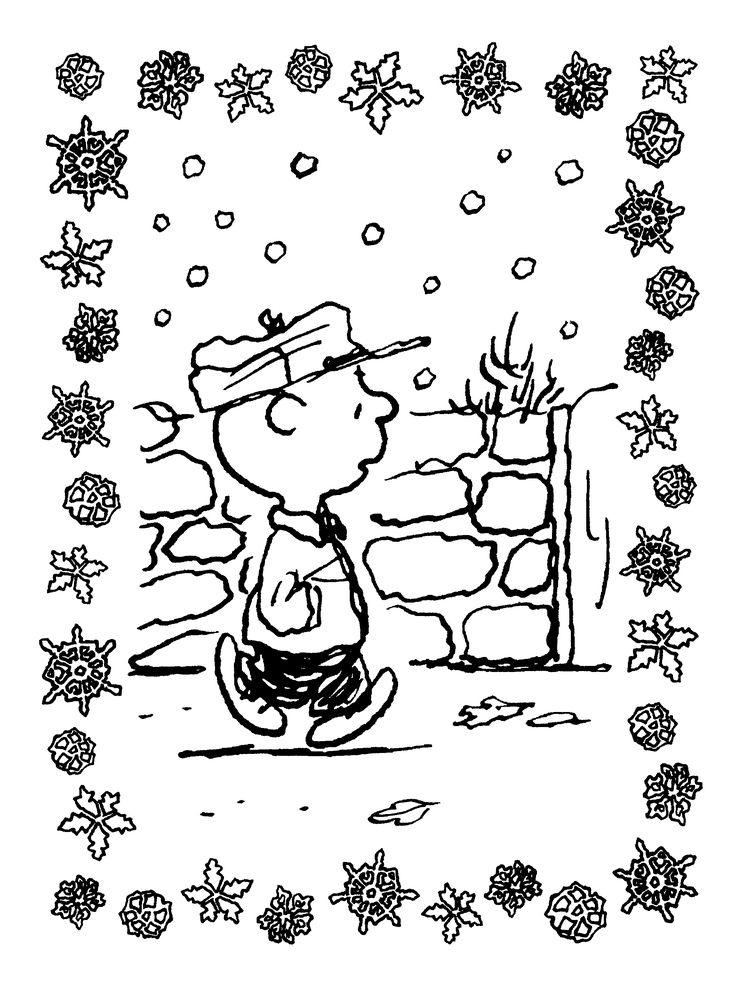 Free Printable Charlie Brown Christmas Coloring Pages For Kids Best 