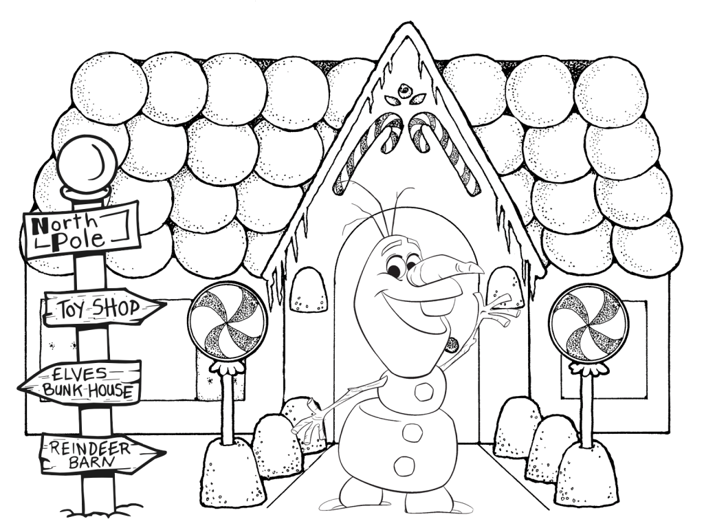 frozen coloring pages to color