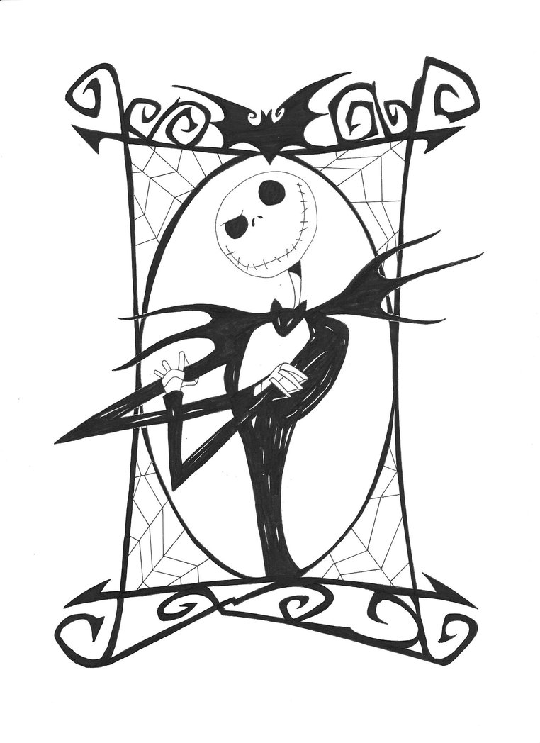 Free Printable Nightmare Before Christmas Coloring Pages Best Coloring Pages For Kids