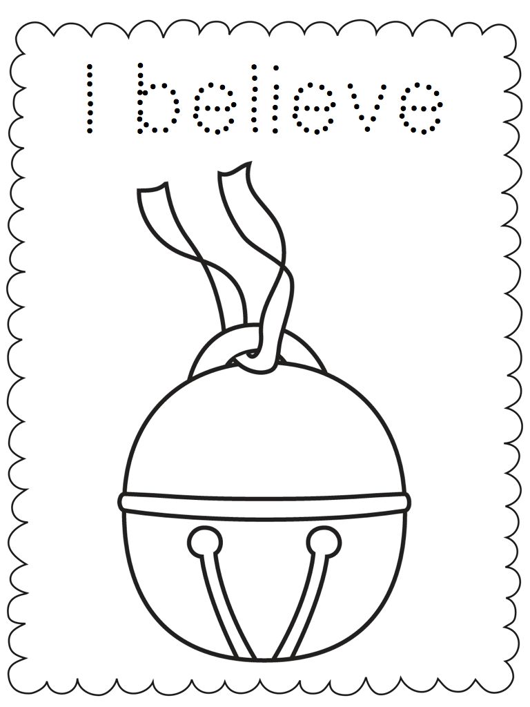 Polar Express Coloring Pages