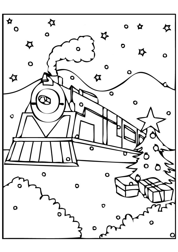 Free Printable Polar Express Coloring Pages